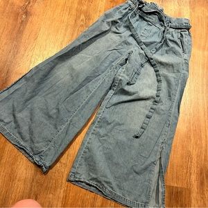 Rewash Gaucho Bermuda Denim Shorts